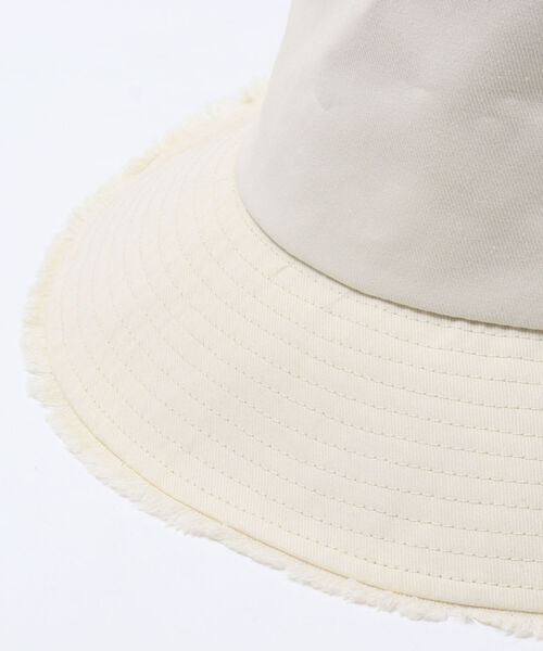 NOLLEY’S Sophi(ノーリーズソフィ)の「フリンジハット(ハット・レディース・ブラック/アイボリー・FREE)」の4枚目の写真