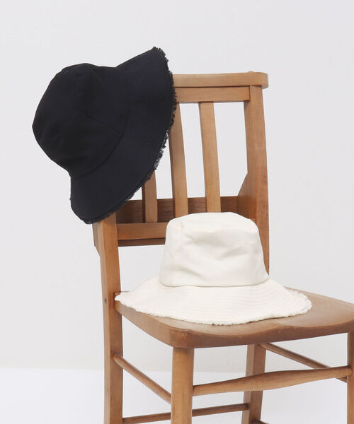 NOLLEY’S Sophi(ノーリーズソフィ)の「フリンジハット(ハット・レディース・ブラック/アイボリー・FREE)」の7枚目の写真