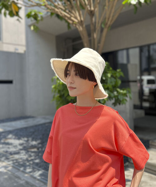 NOLLEY’S Sophi(ノーリーズソフィ)の「フリンジハット(ハット・レディース・ブラック/アイボリー・FREE)」の10枚目の写真