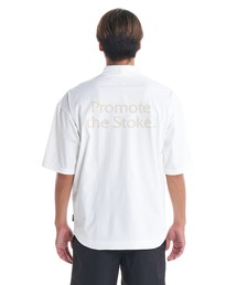 Quiksilver（クイックシルバー）の「MOCK NECK SS/クイックシルバー半袖モックネックラッシュガードTシャツ(水着)（ラッシュガード・メンズ）」