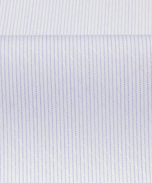 TOKYO SHIRTS(トウキョウシャツ)の「形態安定ノーアイロン スナップダウン 半袖ビジネスワイシャツ(ビジネスシャツ・メンズ・ライトパープル・首回り37cm/首回り41cm/首回り39cm/首回り42cm/首回り43cm)」の4枚目の写真