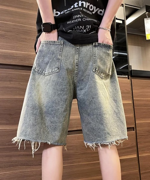 ZIPワイドハーフデニムパンツ – WEGO ONLINE STORE