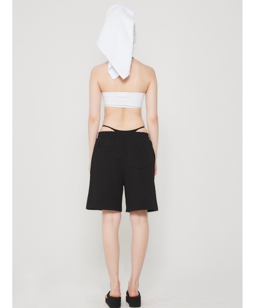 CRANK(クランク)の「韓国ブランド CRANK クランク METAL LOGO BRA TOP ブラトップ(チューブトップ・レディース・ホワイト/ブラック/杢グレー・ONE SIZE)」の8枚目の写真