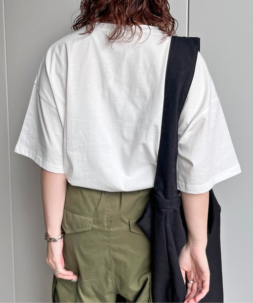 CPCM(シーピーシーエム)の「7daysおじさんビッグTシャツ(Tシャツ/カットソー・レディース・イエロー/カーキ/オフホワイト/ホワイト系その他・FREE)」の7枚目の写真