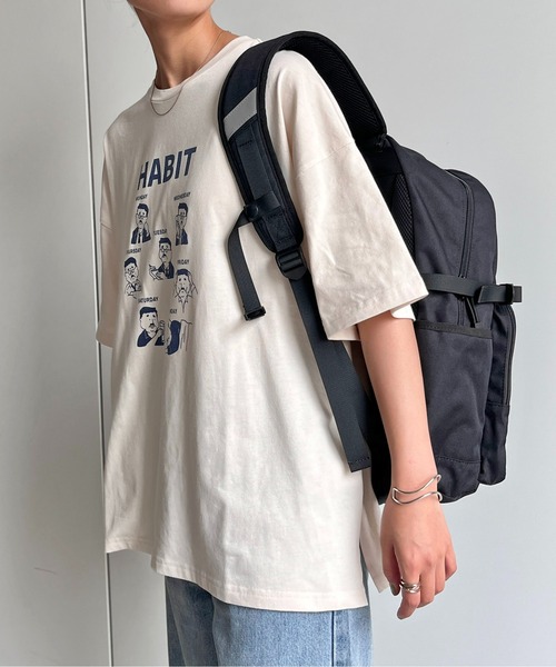 CPCM(シーピーシーエム)の「7daysおじさんビッグTシャツ(Tシャツ/カットソー・レディース・イエロー/カーキ/オフホワイト/ホワイト系その他・FREE)」の9枚目の写真