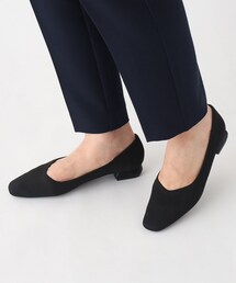 OPAQUE.CLIP | 【抗菌防臭加工/低反発/2cmヒール】ニットフラットパンプス(パンプス)