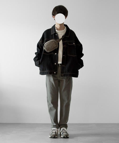 RUUBON（ルーボン）の「【RUUBON】 12.5oz slim denim pants / 12.5oz スリムデニムパンツ（デニムパンツ・メンズ・グレー/ブラック/サックスブルー・M/S/L）」の21枚目の写真