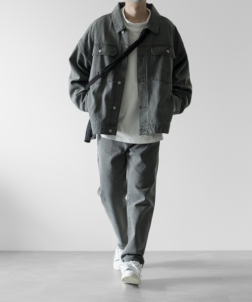 RUUBON（ルーボン）の「【RUUBON】 12.5oz slim denim pants / 12.5oz スリムデニムパンツ（デニムパンツ・メンズ・グレー/ブラック/サックスブルー・M/S/L）」の8枚目の写真