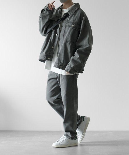 RUUBON（ルーボン）の「【RUUBON】 12.5oz slim denim pants / 12.5oz スリムデニムパンツ（デニムパンツ・メンズ・グレー/ブラック/サックスブルー・M/S/L）」の13枚目の写真