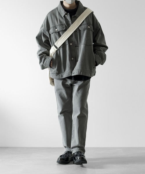 RUUBON（ルーボン）の「【RUUBON】 12.5oz slim denim pants / 12.5oz スリムデニムパンツ（デニムパンツ・メンズ・グレー/ブラック/サックスブルー・M/S/L）」の16枚目の写真