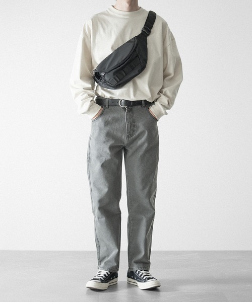 RUUBON（ルーボン）の「【RUUBON】 12.5oz slim denim pants / 12.5oz スリムデニムパンツ（デニムパンツ・メンズ・グレー/ブラック/サックスブルー・M/S/L）」の17枚目の写真