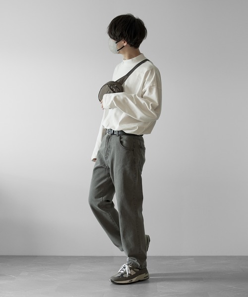 RUUBON（ルーボン）の「【RUUBON】 12.5oz slim denim pants / 12.5oz スリムデニムパンツ（デニムパンツ・メンズ・グレー/ブラック/サックスブルー・M/S/L）」の19枚目の写真