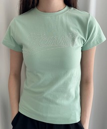 【日本限定アイテム】RHINE STONE S/S TEE/ラインストーンショートスリーブT