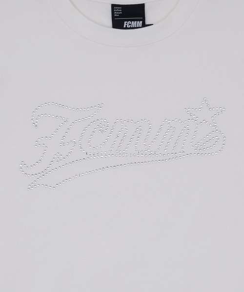 FCMM(エフシーエムエム)の「【日本限定アイテム】RHINE STONE S/S TEE/ラインストーンショートスリーブT(Tシャツ/カットソー・レディース・ブラック/ミント/ホワイト・MEDIUM/SMALL)」の5枚目の写真