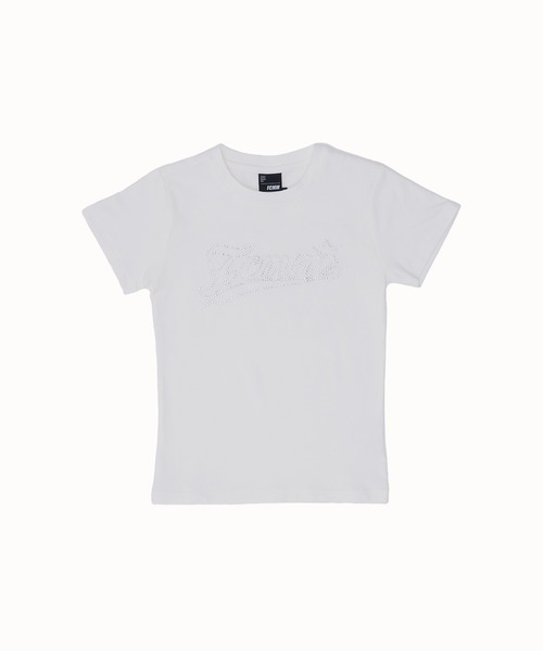FCMM(エフシーエムエム)の「【日本限定アイテム】RHINE STONE S/S TEE/ラインストーンショートスリーブT(Tシャツ/カットソー・レディース・ブラック/ミント/ホワイト・MEDIUM/SMALL)」の16枚目の写真