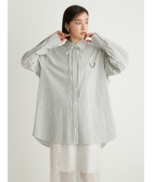 LILY BROWN | Lily Bearリボンシャツ(シャツ/ブラウス)