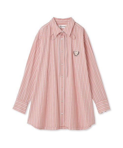 LILY BROWN（リリーブラウン）の「Lily Bearリボンシャツ（シャツ/ブラウス・レディース・ホワイト/ピンク/ブルー/グリーン・FREE）」の16枚目の写真