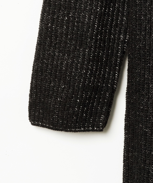 AMERICAN RAG CIE(アメリカンラグシー)の「MUNICH×AMERICAN RAG CIEラムウール片畦Vネックニットワンピース/212-MUM-MN152K08【WEB限定】(ワンピース・レディース・ブラック/グレー系その他・FREE)」の16枚目の写真