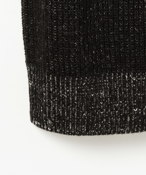 AMERICAN RAG CIE(アメリカンラグシー)の「MUNICH×AMERICAN RAG CIEラムウール片畦Vネックニットワンピース/212-MUM-MN152K08【WEB限定】(ワンピース・レディース・ブラック/グレー系その他・FREE)」の17枚目の写真