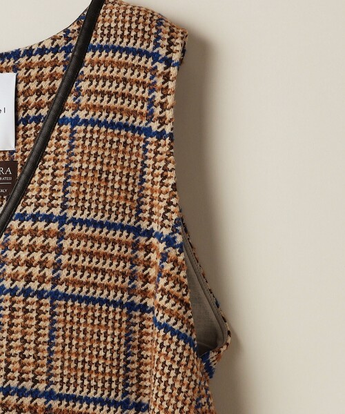 quaranciel: INTESPRA ツイード チェック ジャンパースカートを使った