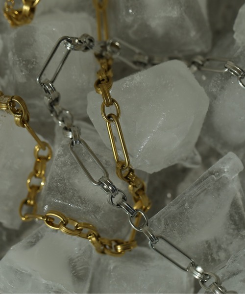 金属アレルギー対応 ボリュームチェーンネックレス サージカルステンレス（ネックレス）｜ORLEAN（オルレアン）