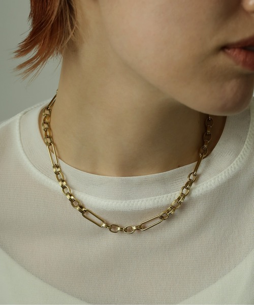 金属アレルギー対応 ボリュームチェーンネックレス サージカルステンレス（ネックレス）｜ORLEAN（オルレアン）