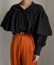 PETAL RUFFLE SHIRT