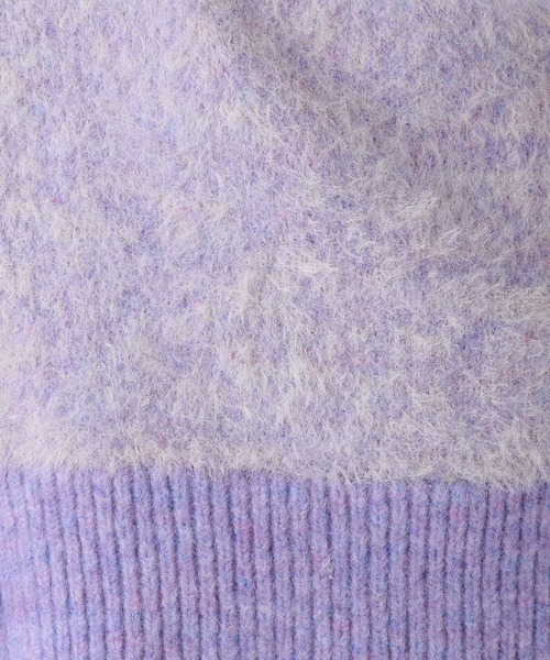 repipi armario（レピピ アルマリオ）の「フワフワエアリーカーディガン（カーディガン/ボレロ・キッズ・グリーン/パープル/グレー・SMALL/MEDIUM/LARGE）」の17枚目の写真