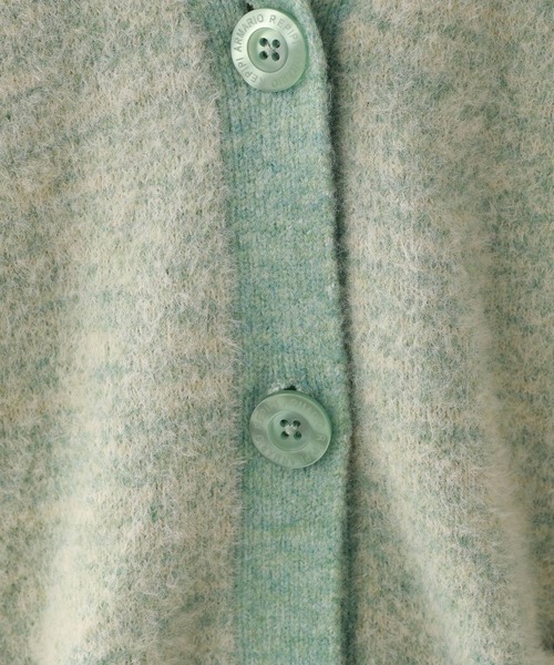 repipi armario（レピピ アルマリオ）の「フワフワエアリーカーディガン（カーディガン/ボレロ・キッズ・グリーン/パープル/グレー・SMALL/MEDIUM/LARGE）」の18枚目の写真