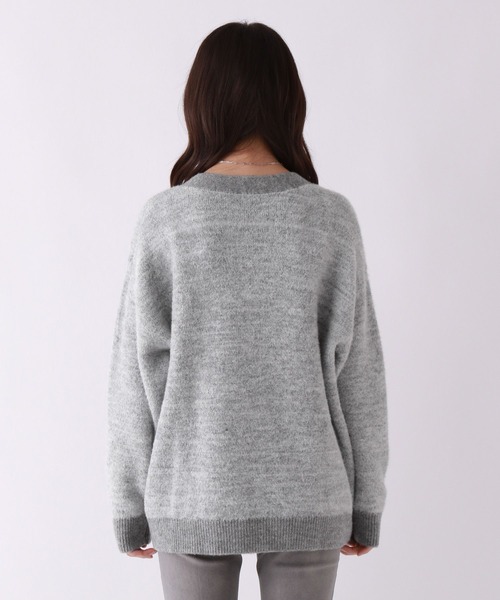 repipi armario（レピピ アルマリオ）の「フワフワエアリーカーディガン（カーディガン/ボレロ・キッズ・グリーン/パープル/グレー・SMALL/MEDIUM/LARGE）」の9枚目の写真