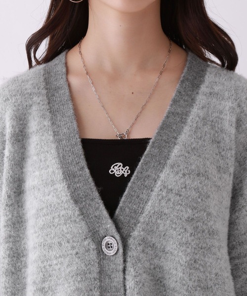 repipi armario（レピピ アルマリオ）の「フワフワエアリーカーディガン（カーディガン/ボレロ・キッズ・グリーン/パープル/グレー・SMALL/MEDIUM/LARGE）」の10枚目の写真