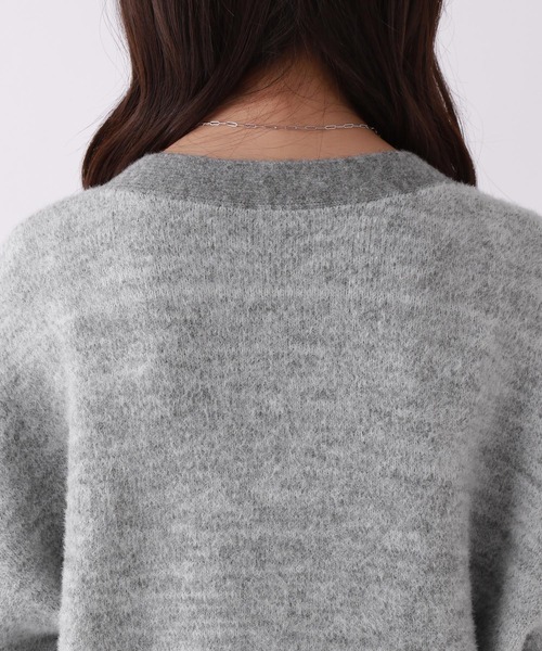 repipi armario（レピピ アルマリオ）の「フワフワエアリーカーディガン（カーディガン/ボレロ・キッズ・グリーン/パープル/グレー・SMALL/MEDIUM/LARGE）」の14枚目の写真