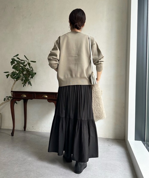 DouDou（ドゥドゥ）の「ダブルプリーツスカート（スカート）」 - WEAR
