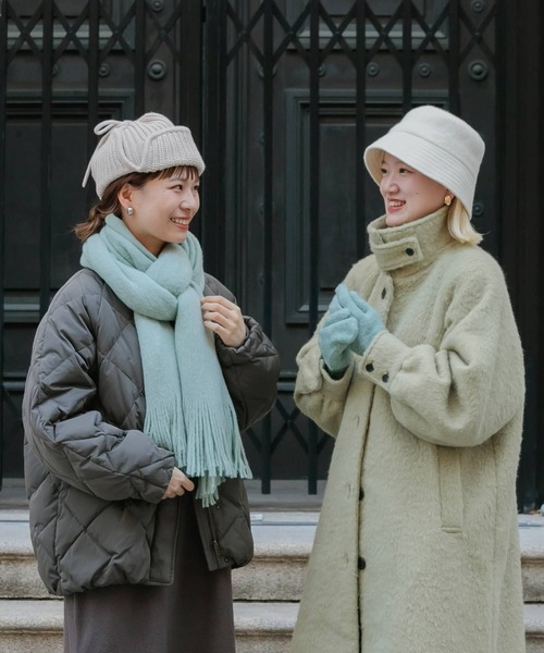 SMELLY(スメリー)の「ソフトウールバケットハット(ハット・レディース・グレー/モカ/アイボリー/ブラック・-)」の20枚目の写真