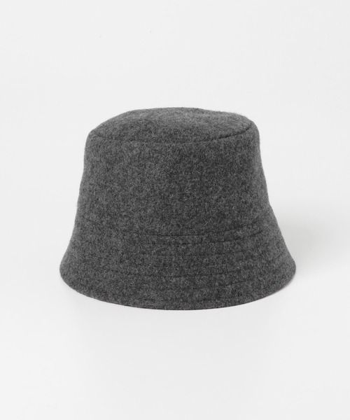 SMELLY(スメリー)の「ソフトウールバケットハット(ハット・レディース・グレー/モカ/アイボリー/ブラック・-)」の22枚目の写真