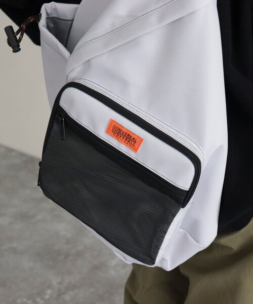 UNIVERSAL OVERALL（ユニバーサルオーバーオール）の「【UNIVERSAL OVERALL/ユニバーサルオーバーオール】ONE SHOULDER BODY WARA BAG（ボディバッグ/ウエストポーチ・レディース・グレー/ブラック・FREE）」の9枚目の写真
