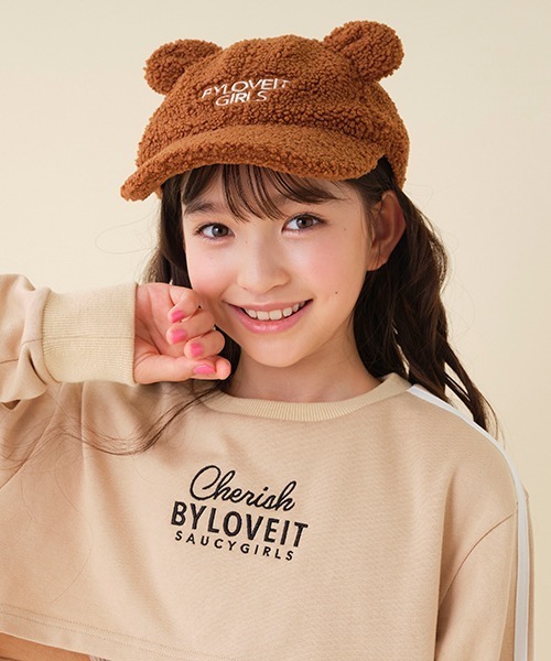 by LOVEiT(バイラビット)の「クマ耳ボアキャップ(キャップ・キッズ・モカ/ピンク/ブラック・L/M)」の14枚目の写真