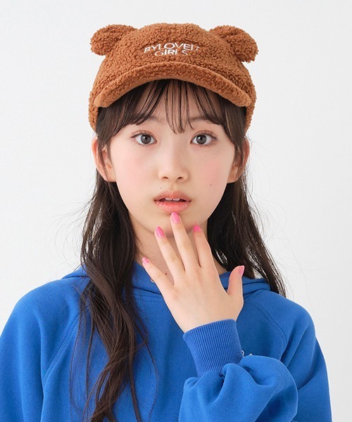 by LOVEiT(バイラビット)の「クマ耳ボアキャップ(キャップ・キッズ・モカ/ピンク/ブラック・L/M)」の13枚目の写真