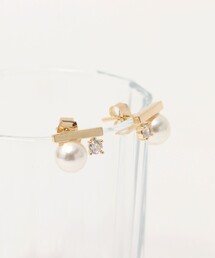NOLLEY’S Sophi | バーパールビジュー  ピアス(ピアス（両耳用）)