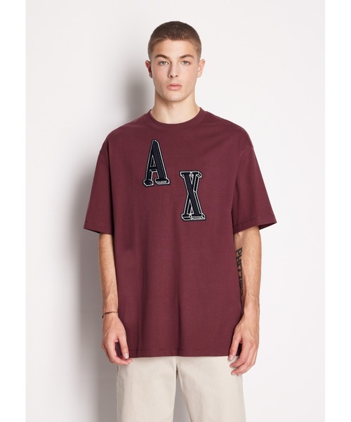 ARMANI EXCHANGE(アルマーニエクスチェンジ)の「【A|X アルマーニ エクスチェンジ】AXロゴ 半袖スウェットトップス(Tシャツ/カットソー・メンズ・ホワイト/ネイビー/アイボリー/ワインレッド・LARGE/MEDIUM/SMALL/X-LARGE/X-SMALL)」の5枚目の写真