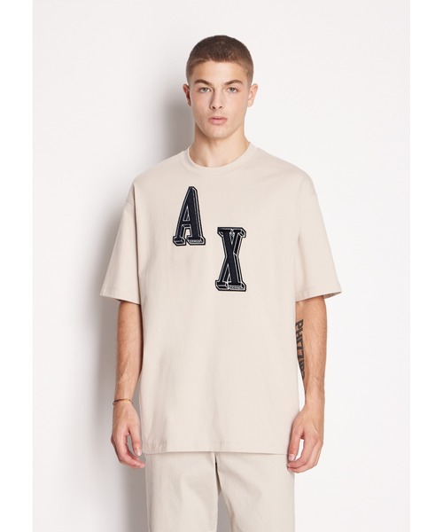 ARMANI EXCHANGE(アルマーニエクスチェンジ)の「【A|X アルマーニ エクスチェンジ】AXロゴ 半袖スウェットトップス(Tシャツ/カットソー・メンズ・ホワイト/ネイビー/アイボリー/ワインレッド・LARGE/MEDIUM/SMALL/X-LARGE/X-SMALL)」の8枚目の写真