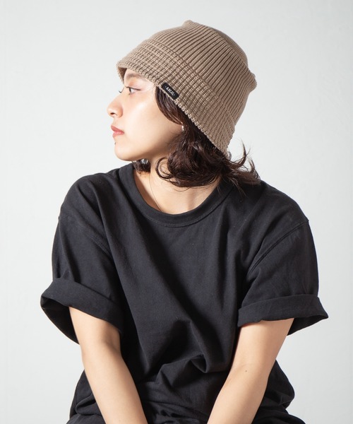 RACAL（ラカル）の「Knit Bucket Hat 3 / ニットバケットハット3（ニットキャップ/ビーニー・レディース・ベージュ/ブラック/アイボリー/ブラウン/グレー・FREE）」の8枚目の写真