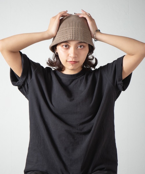 RACAL（ラカル）の「Knit Bucket Hat 3 / ニットバケットハット3（ニットキャップ/ビーニー・レディース・ベージュ/ブラック/アイボリー/ブラウン/グレー・FREE）」の10枚目の写真