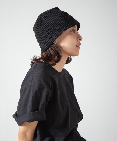 RACAL（ラカル）の「Knit Bucket Hat 3 / ニットバケットハット3（ニットキャップ/ビーニー・レディース・ベージュ/ブラック/アイボリー/ブラウン/グレー・FREE）」の12枚目の写真
