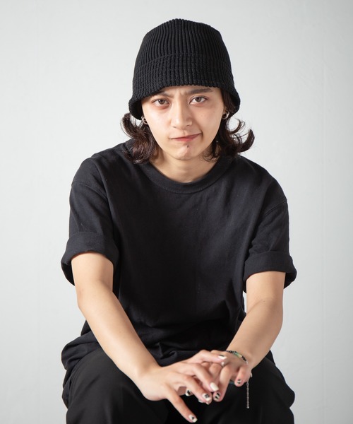RACAL（ラカル）の「Knit Bucket Hat 3 / ニットバケットハット3（ニットキャップ/ビーニー・レディース・ベージュ/ブラック/アイボリー/ブラウン/グレー・FREE）」の15枚目の写真