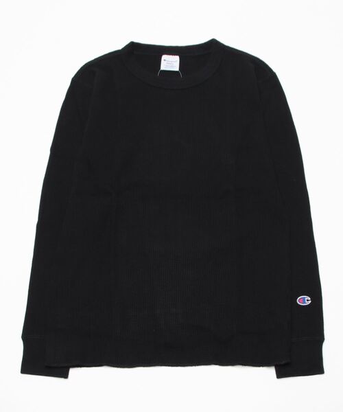 Champion(チャンピオン)の「【Champion/チャンピオン】メンズ ベーシック ロングスリーブTシャツ(Tシャツ/カットソー・メンズ・ネイビー/ホワイト/グレー/オリーブ/ブラック/モカ・MEDIUM/LARGE/X-LARGE/SMALL)」の8枚目の写真