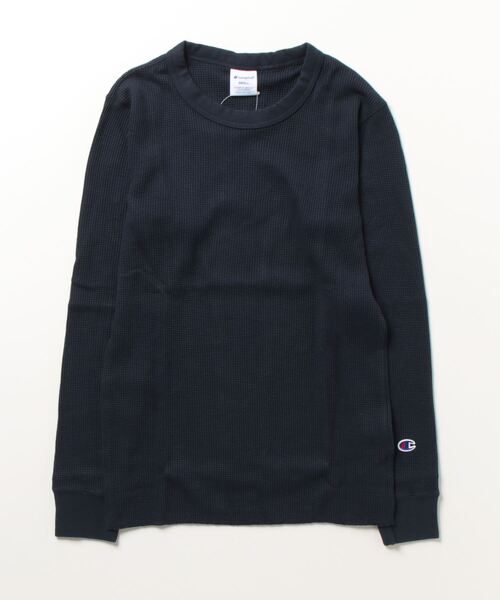 Champion(チャンピオン)の「【Champion/チャンピオン】メンズ ベーシック ロングスリーブTシャツ(Tシャツ/カットソー・メンズ・ネイビー/ホワイト/グレー/オリーブ/ブラック/モカ・MEDIUM/LARGE/X-LARGE/SMALL)」の21枚目の写真