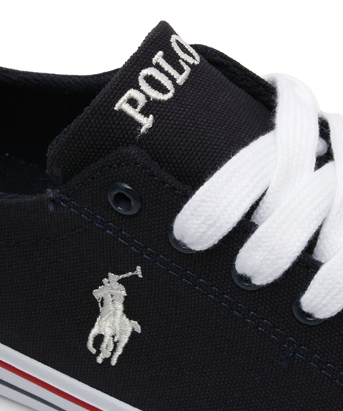 POLO RALPH LAUREN(ポロ ラルフ ローレン)の「ジュニア ウィメンズ ポロ ラルフローレン スカラー POLO SCHOLAR Jr 991802 991803(スニーカー・レディース・ホワイト/ネイビー・23cm/23.5cm/24cm/24.5cm/25cm)」の10枚目の写真
