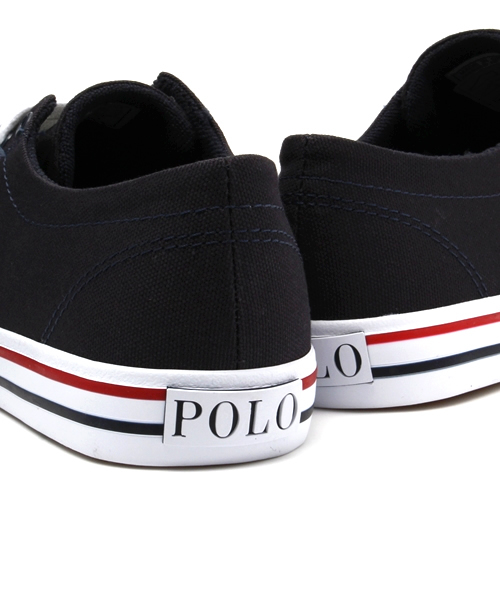 POLO RALPH LAUREN(ポロ ラルフ ローレン)の「ジュニア ウィメンズ ポロ ラルフローレン スカラー POLO SCHOLAR Jr 991802 991803(スニーカー・レディース・ホワイト/ネイビー・23cm/23.5cm/24cm/24.5cm/25cm)」の3枚目の写真