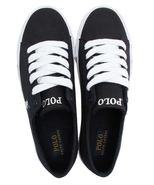 POLO RALPH LAUREN(ポロ ラルフ ローレン)の「ジュニア ウィメンズ ポロ ラルフローレン スカラー POLO SCHOLAR Jr 991802 991803(スニーカー・レディース・ホワイト/ネイビー・23cm/23.5cm/24cm/24.5cm/25cm)」の5枚目の写真